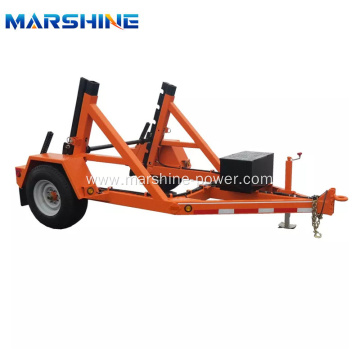 Cable Drum Trailer for Cable Transport and Pulling